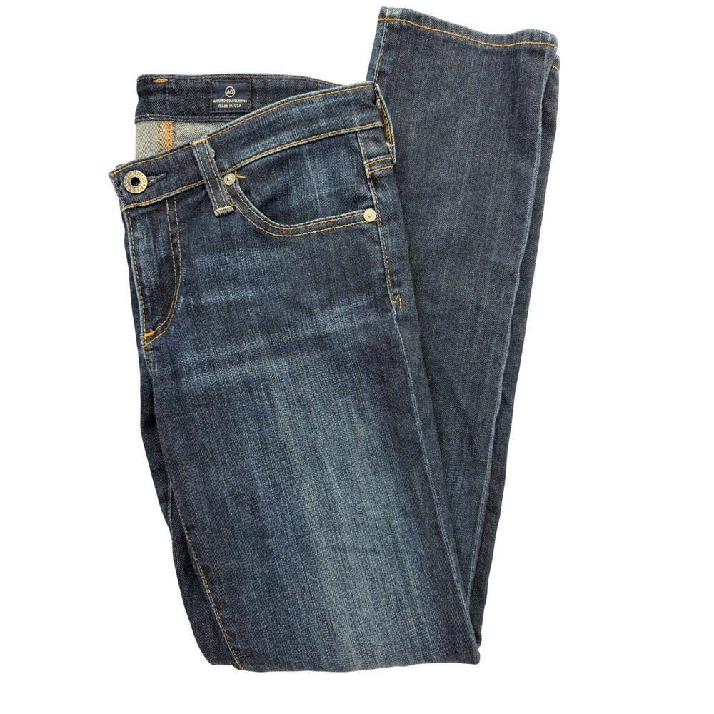 AG Adriano Goldschmied The‎ Stilt Cigarette Jeans Dark Wash Blue Size 26R USA